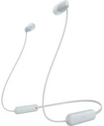 Sony WI-C100 Dokanałowe Bluetooth 5.0 Biały Słuchawki bezprzewodowe