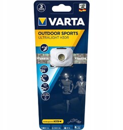 Latarka nagłowna Varta Outdoor Sports Ultralight H30R biała