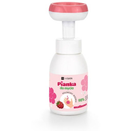 HISKIN_Kids pianka do mycia rąk i ciała Malinowa