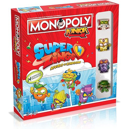 Winning Moves Gra planszowa Monopoly Junior Superzings 2020