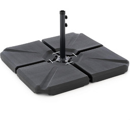 STOJAK PODSTAWY PARASOLA PODSTAWA 4x WKŁADY OBCIĄŻNIKI