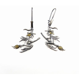 Kolczyki srebrne - Wiedźmy