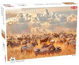 TACTIC Puzzle Lovers Zebra Herd 56655 (500 elementów)