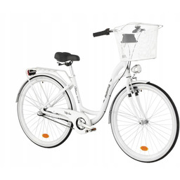 Rower miejski Indiana Moena 28 cali damski Biały