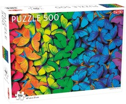 TACTIC Puzzle Lovers Rainbow Butterflies 56659 (500 elementów)