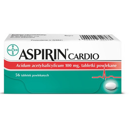 ASPIRIN Cardio 100 mg, 56 tabletek