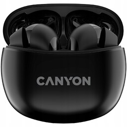 Canyon Słuchawki dokanałowe TWS-5 Etui Czarne