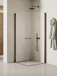 New Trendy New Soleo Gunmetal Brushed kabina kwadratowa