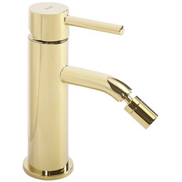 Złoty połysk bateria bidetowa Lungo Rea