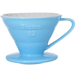 Ceramiczny drip Tiamo z uchem V02 - Błękitny