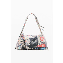 Desigual Średnia torba denim