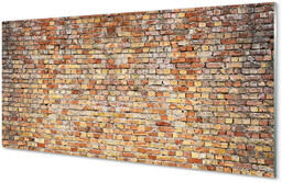 Szklany Panel Cegła mur kamień