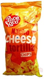 TORTILLA CHIPS SER.NACHO CHEESE 450G/12 POCO LOCO P