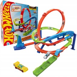 Hot Wheels Stunt Tracks Zakręcone Tornado Tor Samochodowy