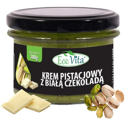Krem pistacjowy z białą czekoladą 200g
