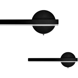 Milagro Kinkiet SYDNEY 6W LED BLACK lewy