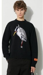 Heron Preston sweter wełniany Heron Bird Knit Crewneck