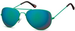 Montana Okulary przeciwsłoneczne pilotki lustrzanki MS96C zielone