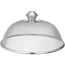 Pokrywa kopuła siatkowa do żywności stalowa śr. 305x170mm