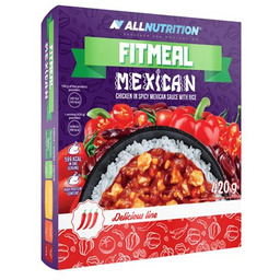 Allnutrition, danie Fitmeal kurczak w ostrym sosie meksykańskim