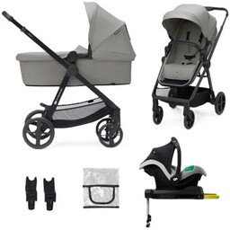 KINDERKRAFT Wózek wielofunkcyjny Newly 4w1 Mink Pro Szary