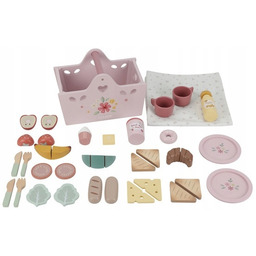 Little Dutch Koszyk Piknikowy Drewniany Zestaw Na Piknik