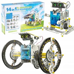 Robot Solarny Duży Zestaw Zabawek Solarnych 14W1 Solar