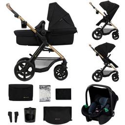 KINDERKRAFT Wózek wielofunkcyjny Moov 2 XL 3w1 Czarny