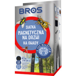 Bros Siatka magnetyczna na drzwi na owady KLIK!