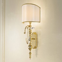 Masiero Kinkiet TEODORA, możliwość ściemniania, kremowy / amber,