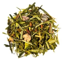 Najlepsza liściasta herbata zielona sypana SŁODKA GRUSZKA bambus
