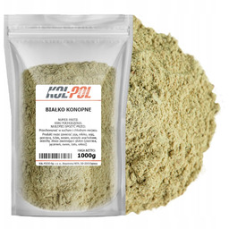 BIAŁKO KONOPNE 1kg Naturalne roślinne w proszku