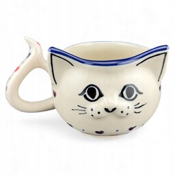 Filiżanka, kubek kot kotek 250 ml Serca serduszka