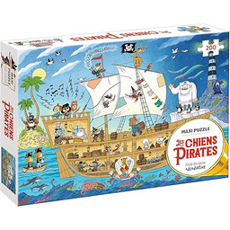 Maxi puzzle Les Chiens Pirates (200 pièces)