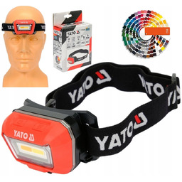 Yato Lampka Czołowa Dobieranie Kolorów Cri96+