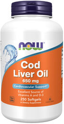 Now Foods Cod Liver Oil, tran - olej