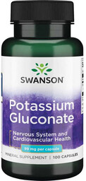 SWANSON Potassium Gluconate 99mg 100caps
