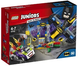 LEGO Juniors, klocki Atak Jokera na jaskinię Batmana,