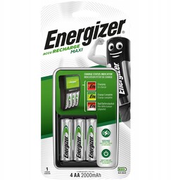 Ładowarka Energizer +4 akumulatorki R6 2000mAh