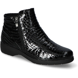 Botki Caprice 9-25305-41/014 Czarne kroko