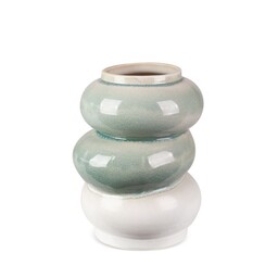 Eurofirany WAZON DEKORACYJNY LIANA (04) 21X19X26 CM KREMOWY