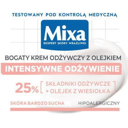 MIXA Bogaty Krem odżywczy z olejkiem 25%