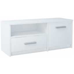 Szafka stolik Rtv Bodo 1D1S Biała regał komoda
