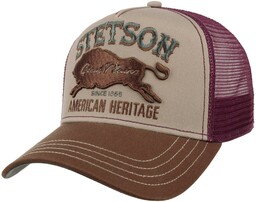 Czapka Trucker The Plains by Stetson, bordowy, One