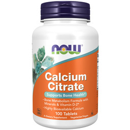 NOW Calcium Citrate 100tabs