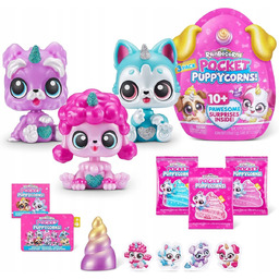 Rainbocorns Zestaw Figurek Pocket Puppycorns Figurki Pieski Szczeniaczki