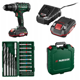 Parkside Akumulatorowa wiertarkowkrętarka 20V Pabs 20-Li I9 Aku
