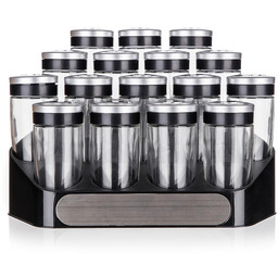 Banquet Komplet przyprawników Altima na czarnym stojaku 17