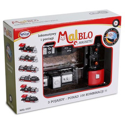 MALBLO Pociąg Magnetic Lokomotywy i pociągi MAL 0320
