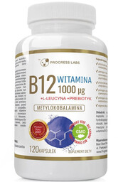 PROGRESS LABS Witamina B12 1000mcg 120caps